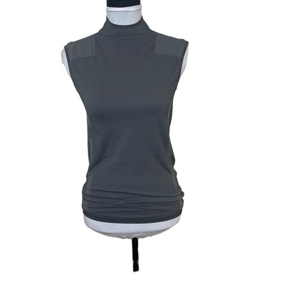 Theory Mock Turtleneck Tank Top Gray Size Small - Picture 1 of 10